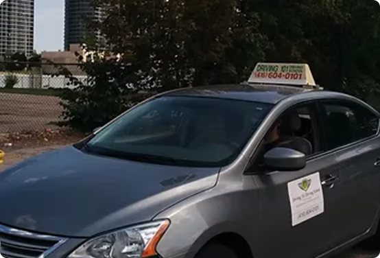 Student GTA driving lesson
